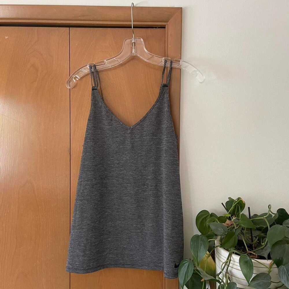 Nike Dri-Fit grey activewear tank